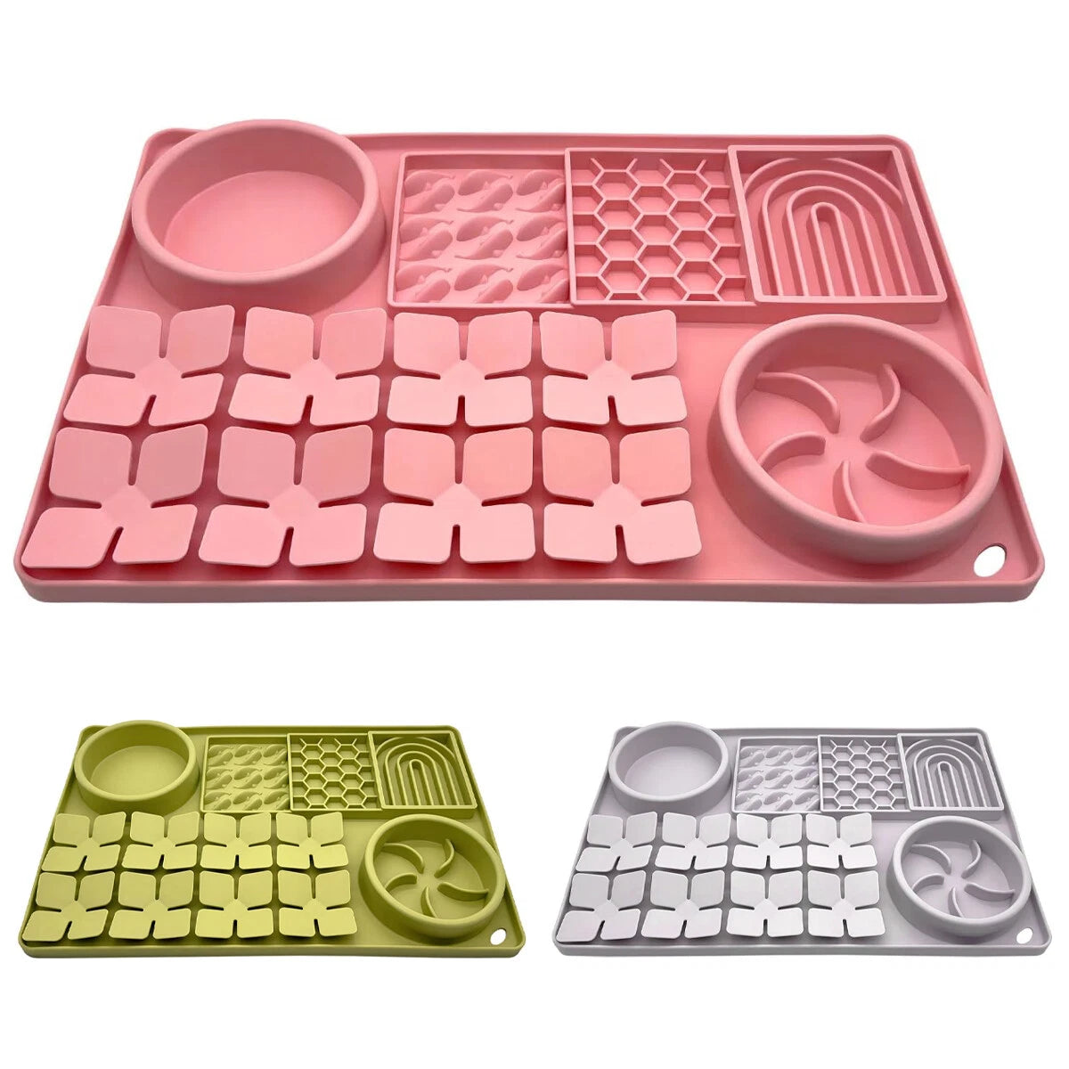 Silicone Lick & Slow‑Feed Mat