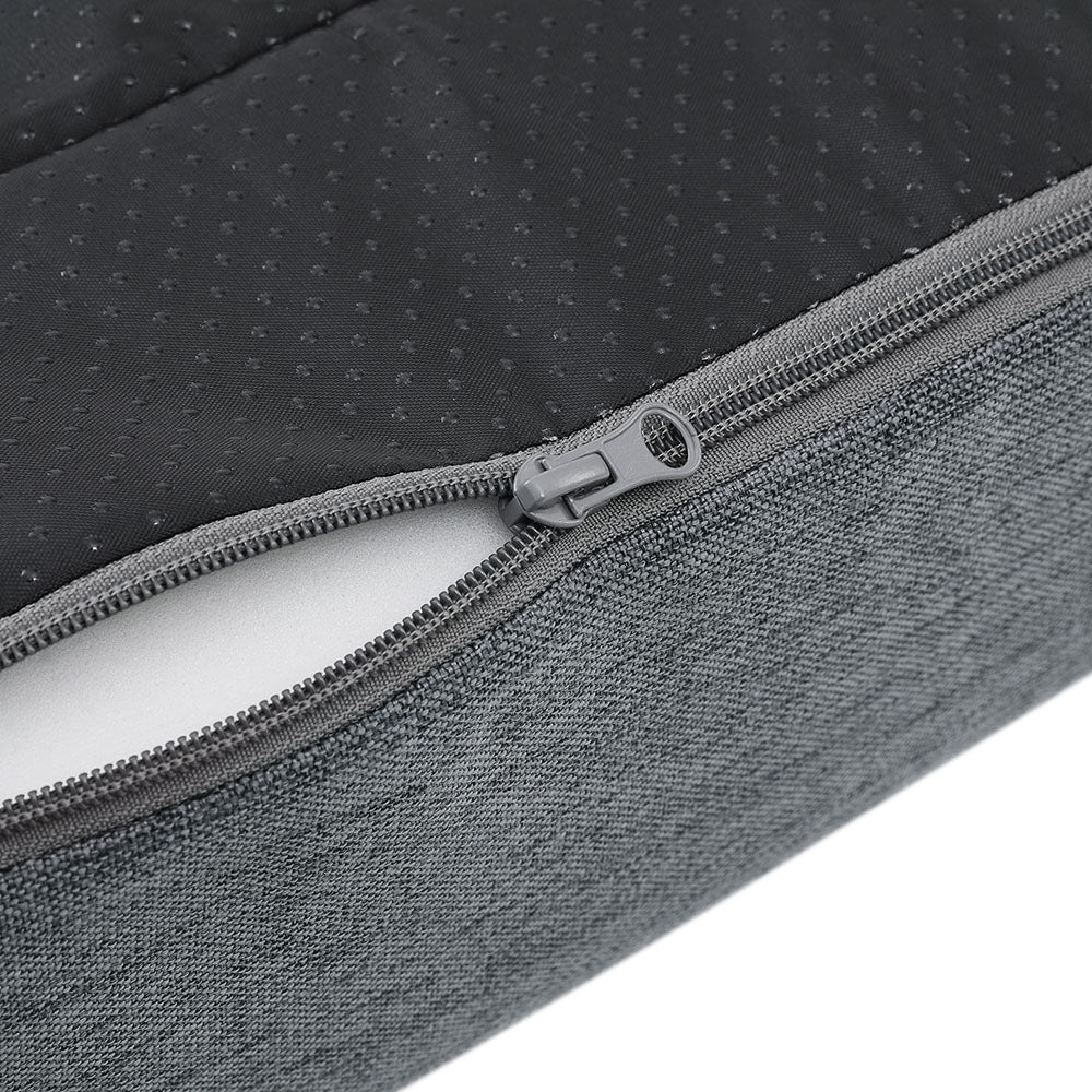 Cozy Grey Bolster Pet Bed – Orthopedic Comfort for Dogs & Cats